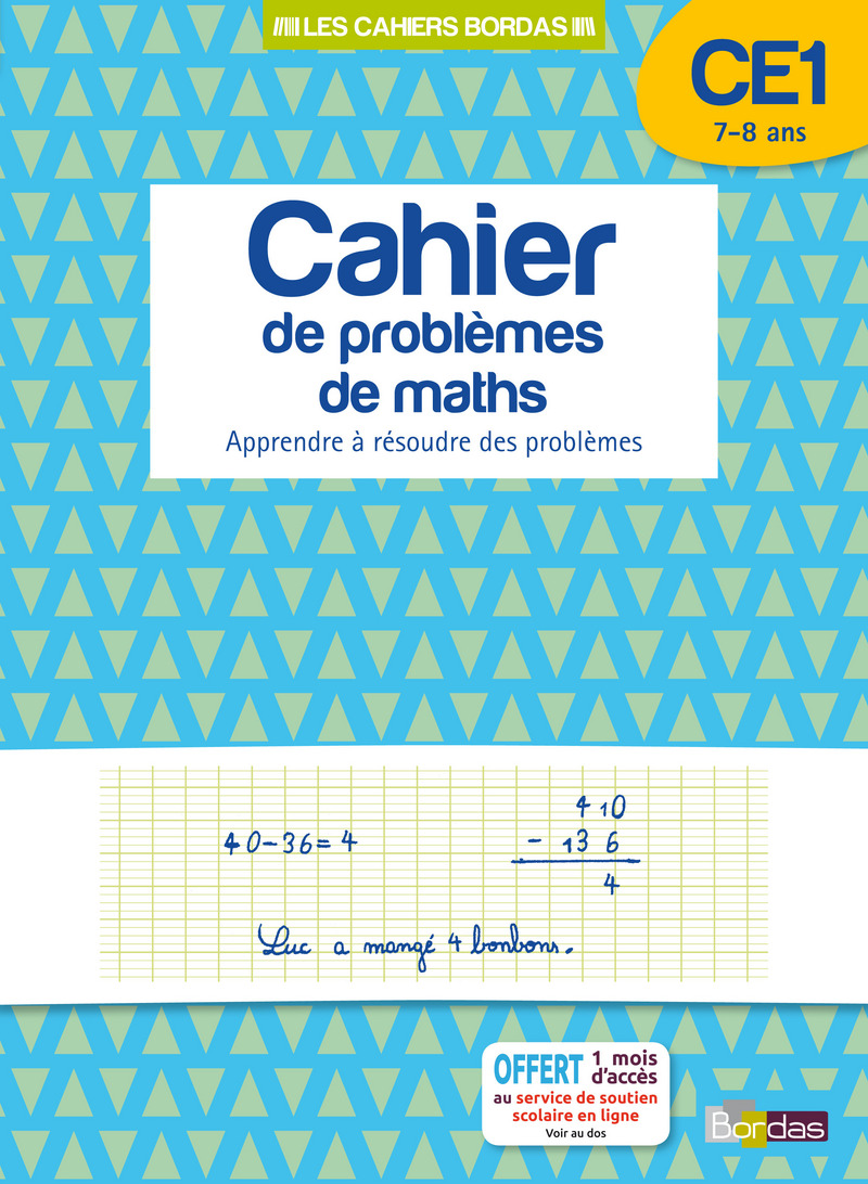 Cahier De Problemes De Maths Ce1 Ancienne Edition Cahier D Activites D Exercices Bordas Editeur