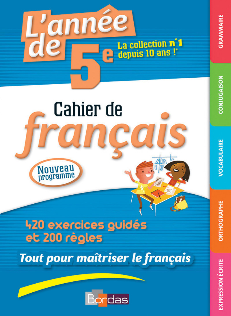 Mon Cahier De Français 5ème Belin
