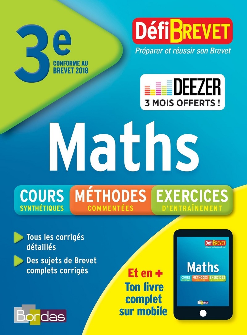 DéfiBrevet Maths Brevet 3e