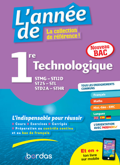 L'Année de 1re Technologique