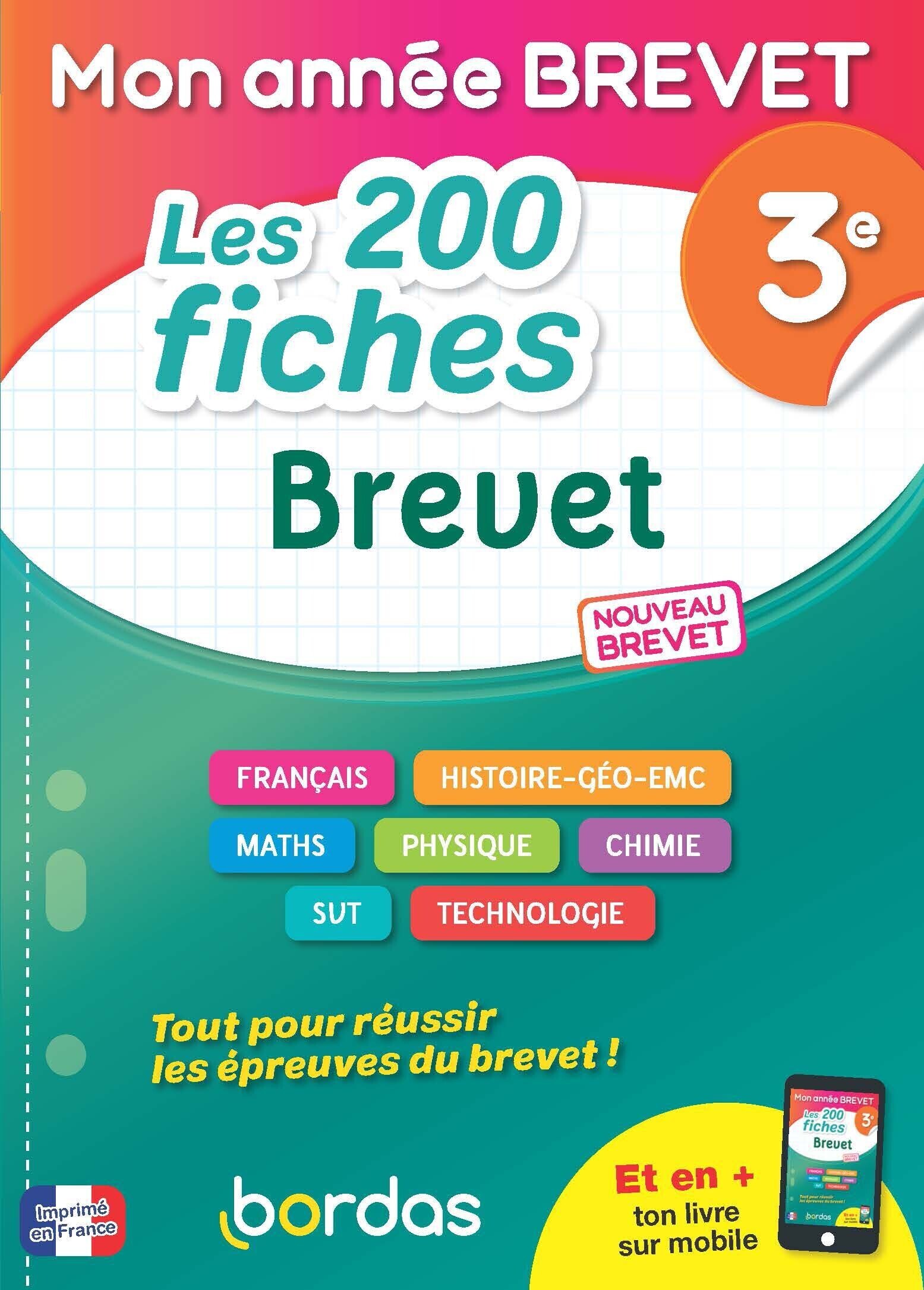 Mon année BREVET – Tous les enseignements 3e
