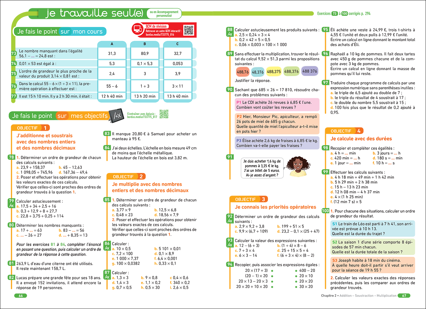 Manuel de mathématiques - Myriade 6e | Bordas éditeur
