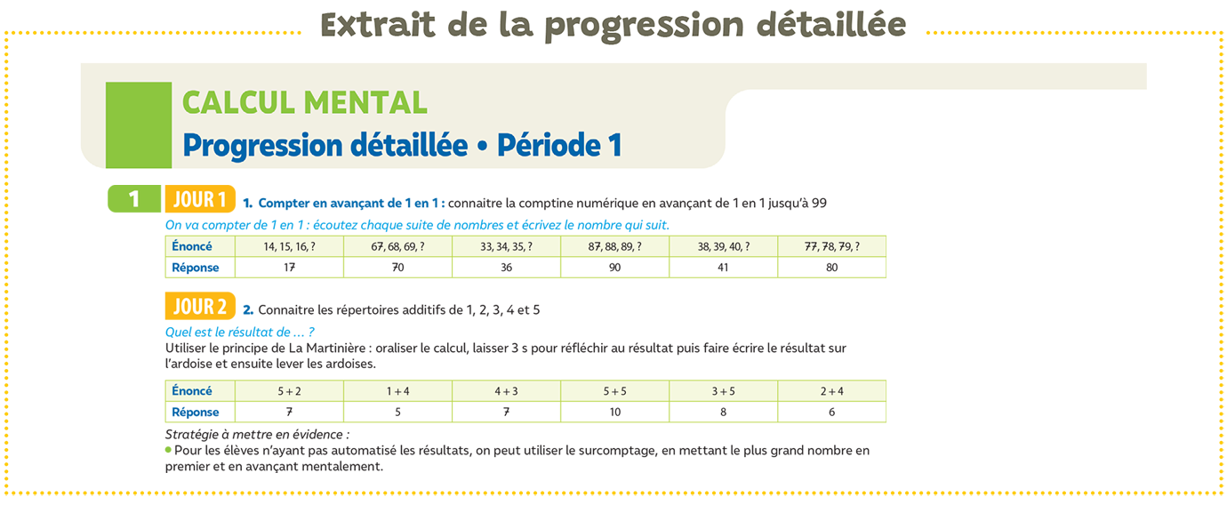 Le calcul mental Le calcul mental