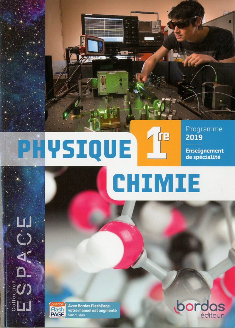 Bordas 1ère spé physique chimie