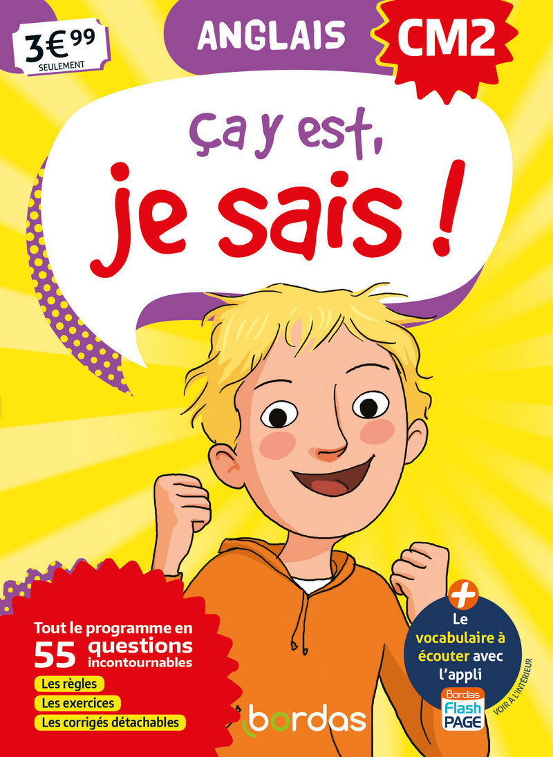 Exercice D anglais Cm2 Gratuit A Imprimer Ça y est, je sais ! - Anglais CM2 * Cahier d'activités/d'exercices | Bordas éditeur