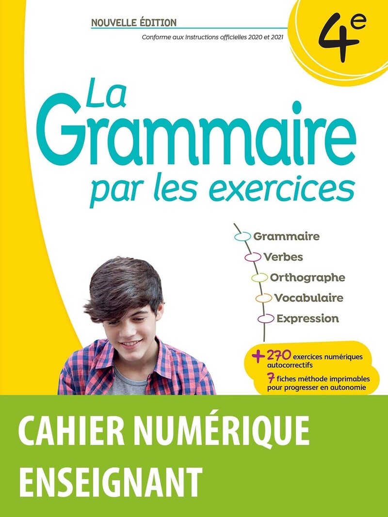 La grammaire par les exercices 4e cahier num rique enseignant ed