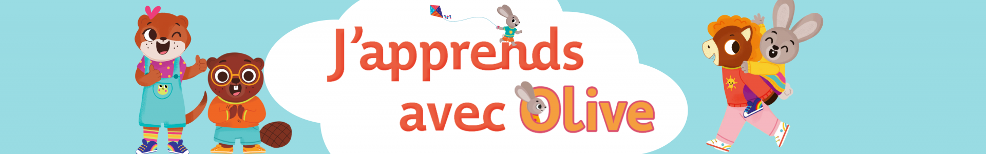 J'apprends avec Olive le lapin