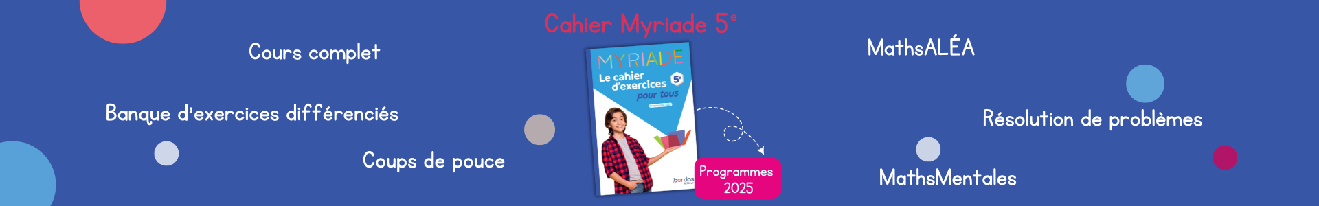 Myriade Cahier 5e