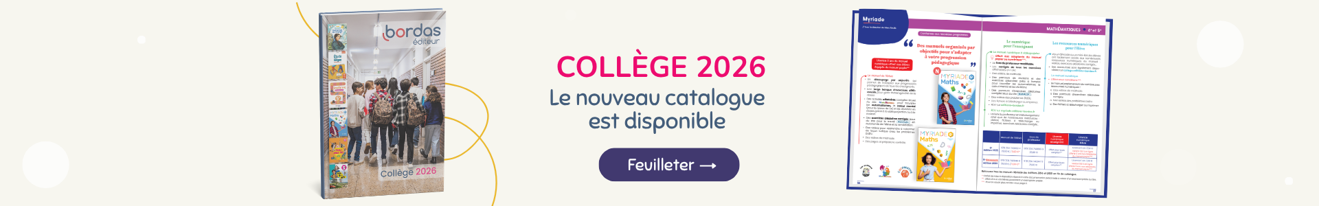 Catalogue collège 2026