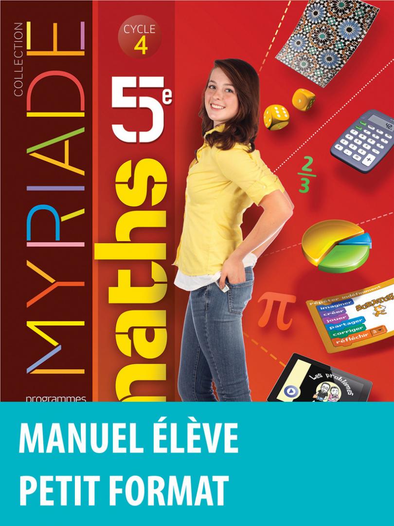 Myriade Mathematiques 5e Manuel De L Eleve Ed 2016 Bordas Editeur