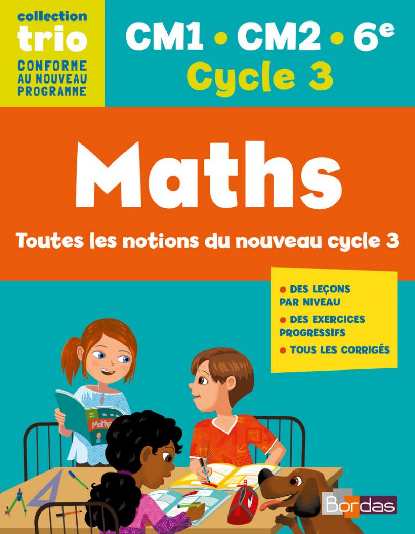Trio Cycle 3 Maths Cm1cm26e Ouvrage Dentraînement - 