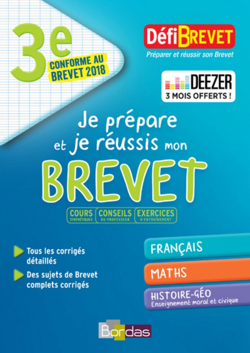 Defibrevet Préparer Et Réussir Son Brevet 3e Cahier D - 