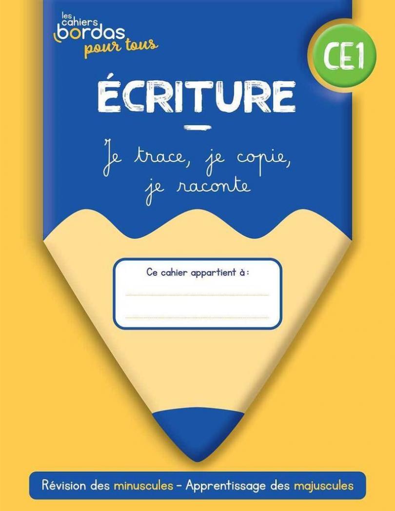 Mon petit cahier d'écriture: Cahier d'écriture - CP pour apprendre