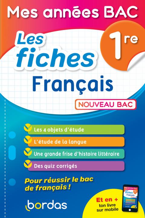 Les Cahiers de Français Bordas - Français 1re - 2023 - Cahier - Élève Bac  2024