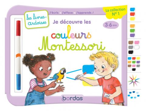 Les livres-ardoises - Mes chiffres rugueux Montessori * Cahier  d'activités/d'exercices