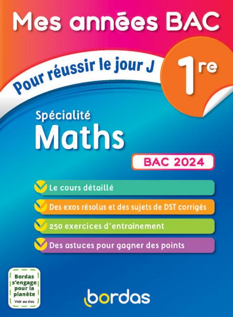 Les Cahiers de Français Bordas - Français 1re - 2023 - Cahier - Élève Bac  2024